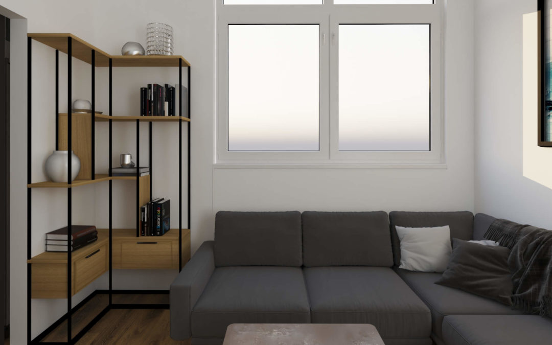 Design – minimalistic apartment, Žďánice