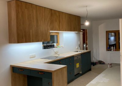 Realization – kitchen and bedroom – Prague, Zdiby